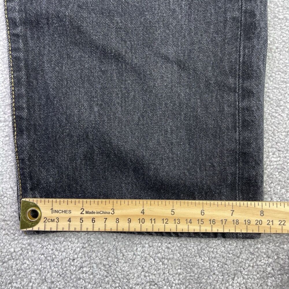 Levi’s 501 Jeans Men’s 32X28 Blue Straight Mid-Rise Dark Wash Button Fly - Picture 12 of 13